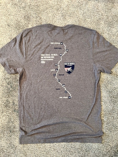 Short sleeve T-shirt Face of America Reregistration 2024